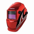 thumbnail image 1 of Westward Auto Dark Welding Helmet, Shade 4, 9-13, Black/Red/White 22XX47, 1 of 1