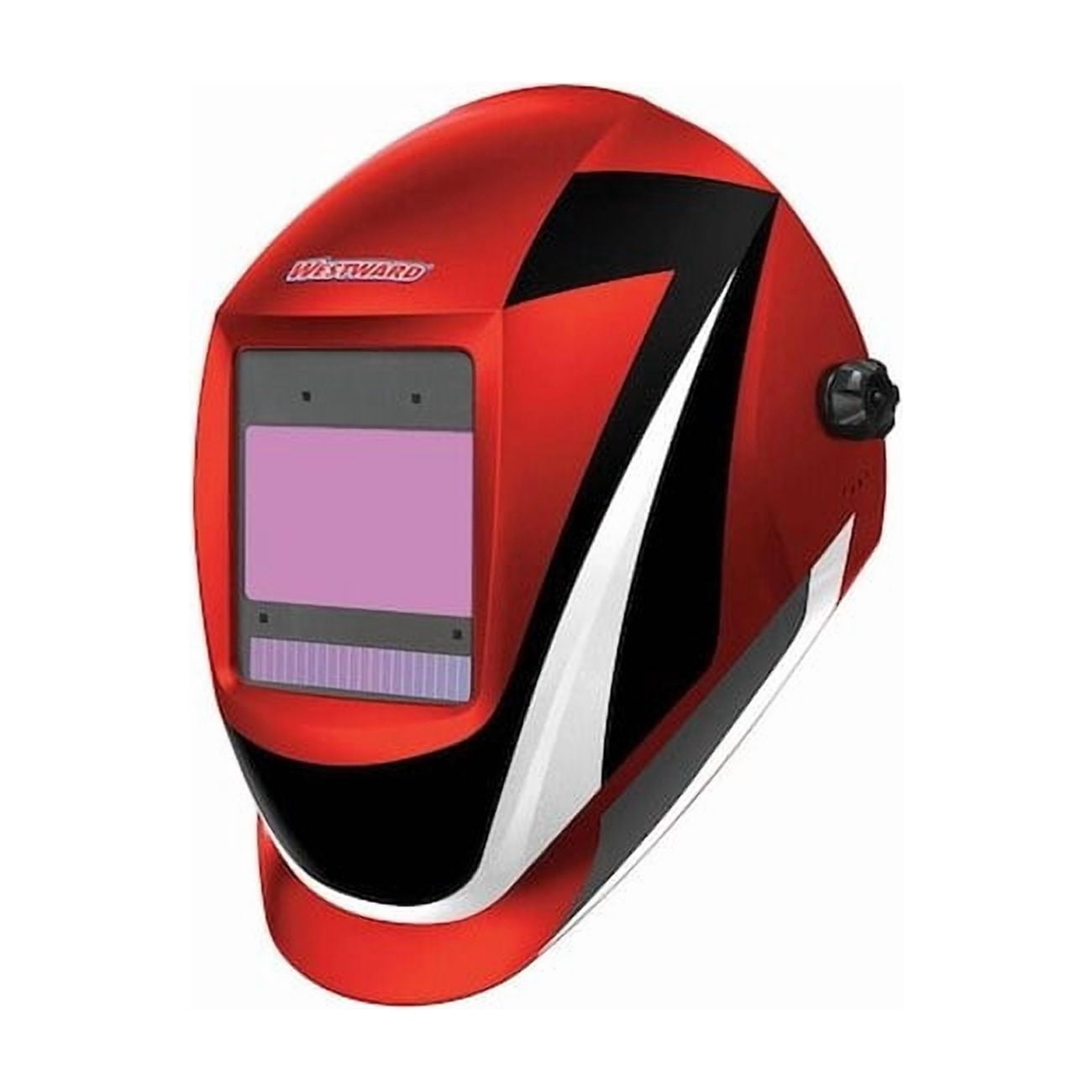 Westward Auto Dark Welding Helmet, Shade 5-8/8-13, Black/Red/White 44R233