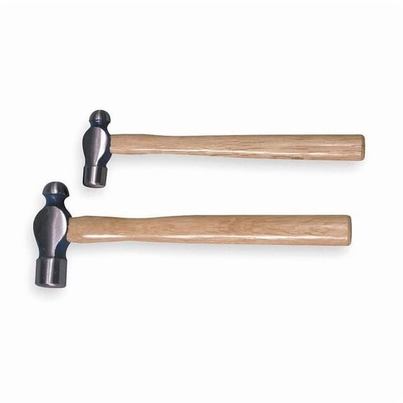 Westward 2-piece Ball Peen Hammer Set, 12-24 oz., Hickory Handle 4YR62
