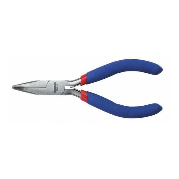 Westward 4 1/2 in Bent Needle Nose Plier Dipped Handle 53JW99