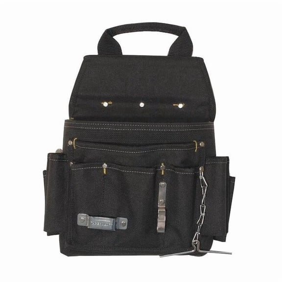 Westward Tool Pouch, Tool Pouch, Black, Polyester, 12 Pockets 13T128