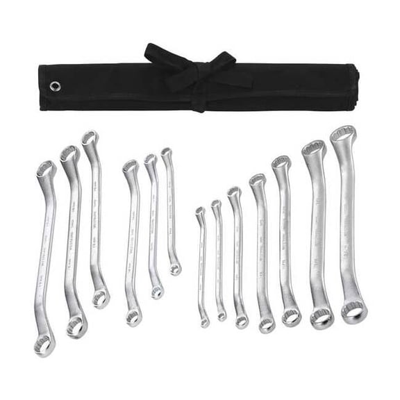Westward Box End Wrench Set,13 Pieces,12 Pts 54DG06