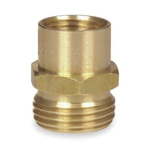 Westward Brass Garden Hose Adapter Connector, Rigid