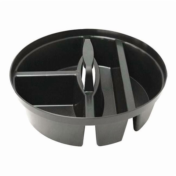 Westward Bucket Tool Organizer, Black, Plastic, 0 Pockets 38XX90