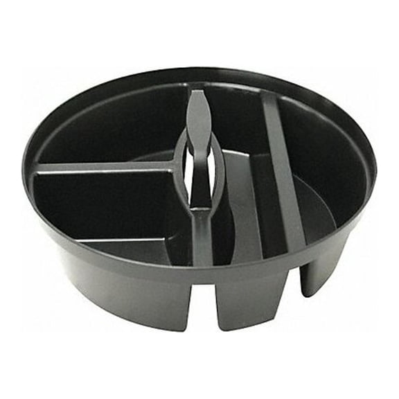 Westward Bucket Tool Organizer, Black, Plastic, 0 Pockets 38XX90
