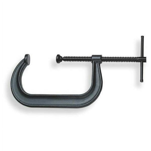 Westward C-Clamp, 10", Steel, Regular Duty, 8000 lb. 2HUK4