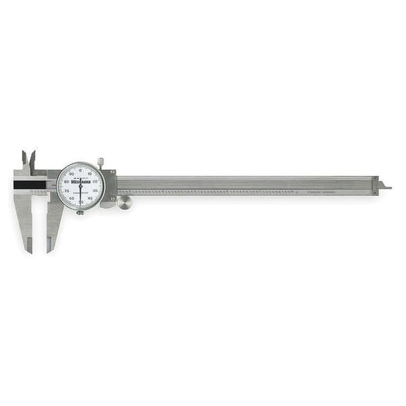 Westward Caliper,Dial,0-8 In 4KU75