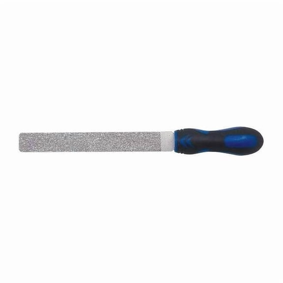 Westward Ceramic Tile File,12 In,Blk/Blu,SoftGrip 13P553