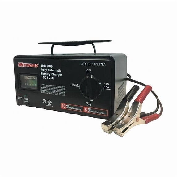 Benchtop Battery Charger, Charging, Maintaining, For Batt. Volt.: 12