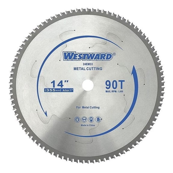 Westward 14",90-Teeth Metal Cutting Blade 24EM33