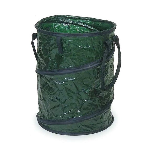 Manufacturer Varies 27 gal Collapsible Litter Bags, 19 in x 24 in, Green 3VB57