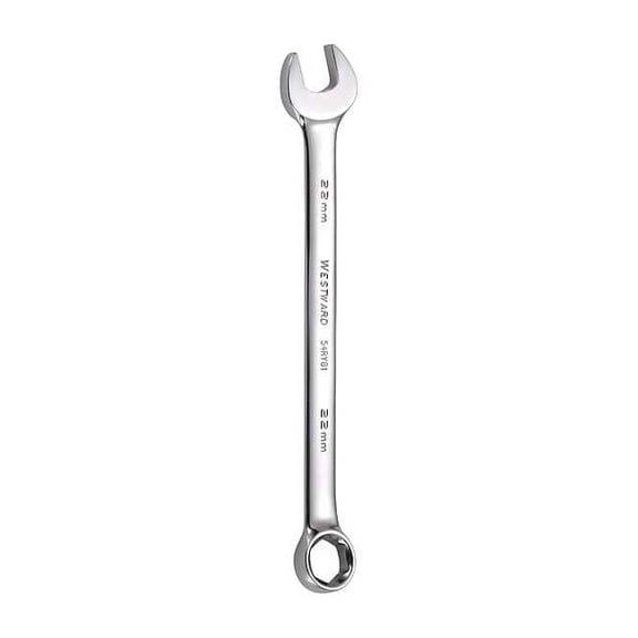 Westward Combination Wrench,Metric,22 mm 54RY81