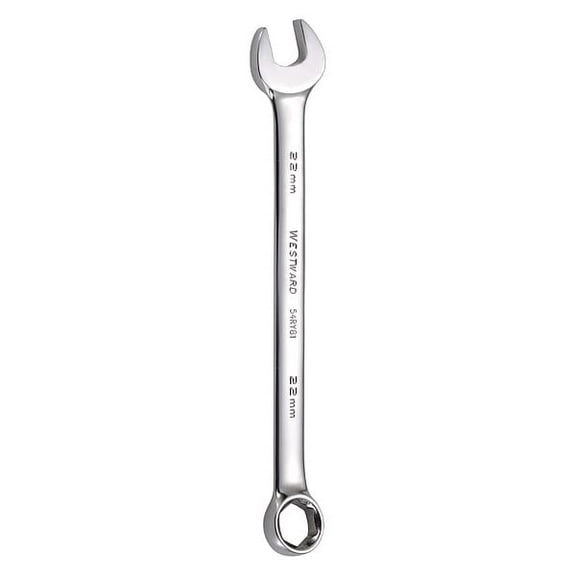 Westward Combination Wrench,Metric,22 mm 54RY81