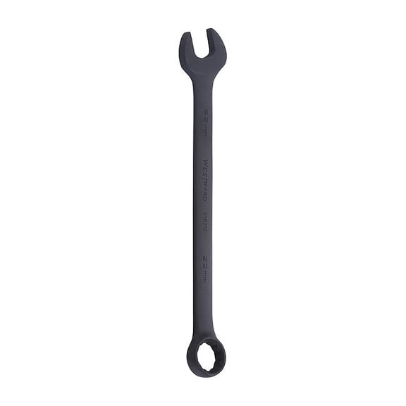 Westward Comb. Wrench,22mm,Metric,Black Oxide 54RZ48
