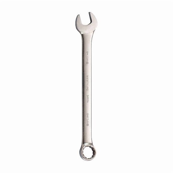 Westward Combination Wrench, 1-11/16", SAE, Satin 54RY96