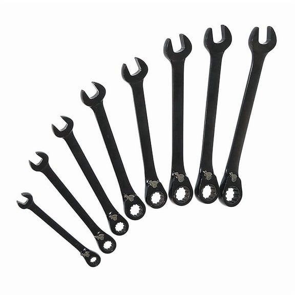Westward Ratcheting Wrench Set,Combination 34D994