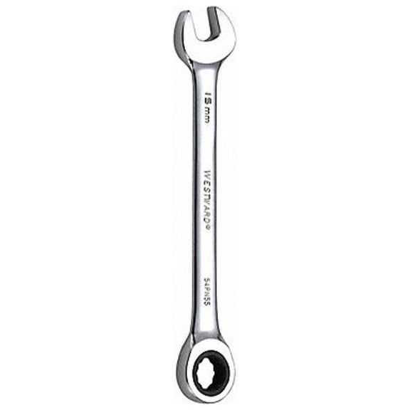 Westward Wrench, Combination, Metric, 7-7/8" L. 54PN55