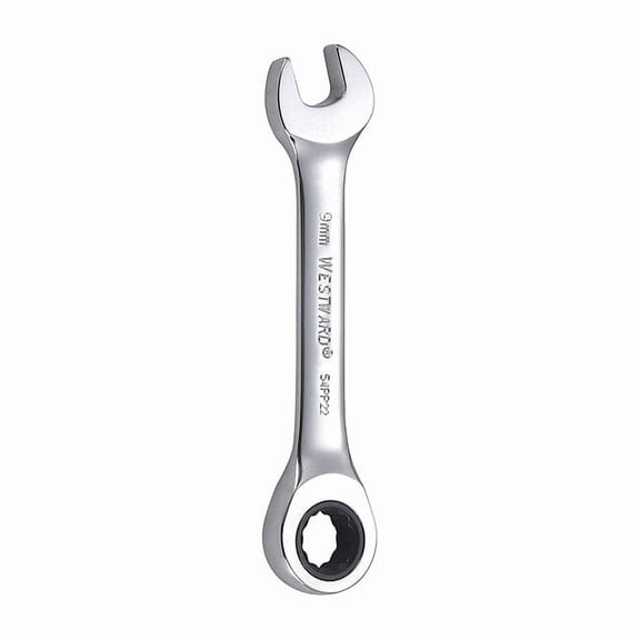 Westward Wrench, Combination/Stubby, Metric, 9mm 54PP22