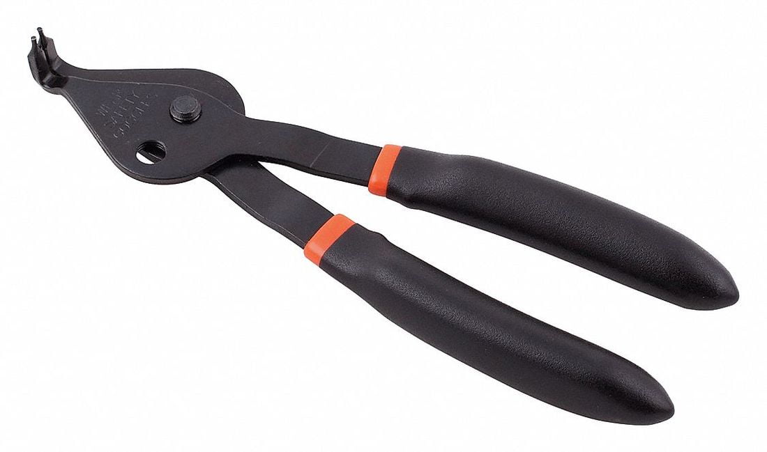Westward Convertible Retaining Ring Plier, For Bore Dia.: 5/16 in to 11/16 in, Tip Angle: 90 - 33HD70