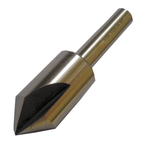 Manufacturer Varies Countersink,3 FL,82 Deg,1/4,HSS 21ML12