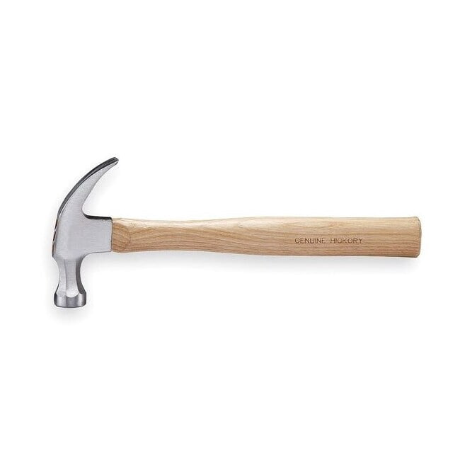Curved Claw Hammer,20 Oz,Hickory Handle 2DBP8