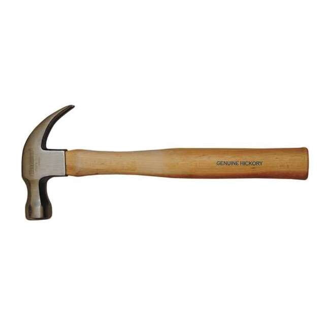 Westward Curved-Claw Hammer,Hickory,13 Oz 6DWG8