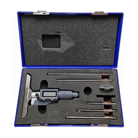 Depth Micrometer,0 to 6",Electronic 4KY22