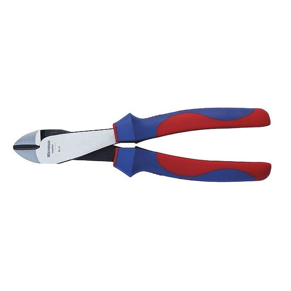 Westward 8 1/8 in Diagonal Cutting Plier Flush Cut Oval Nose Uninsulated 1UKN2