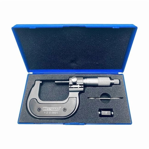 Digital Micrometer,1 to 2",0.0001,Ratchet 4KU88