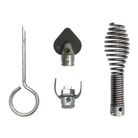 Westward Drain Cleaning Tool Set,2 in Cap,4 Pc 22XP45