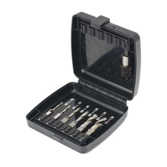 Westward Drill/Tap/Countersink Set,Metric,6 Pc 6EXL2