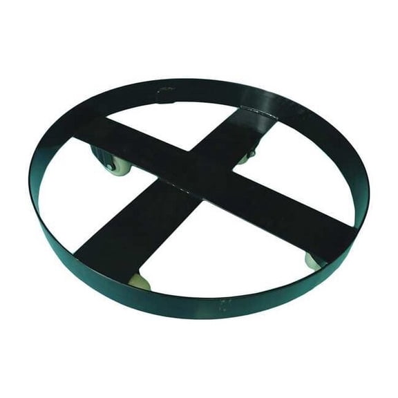 Westward Drum Dolly,400 lb.,Steel,Black 34NK68
