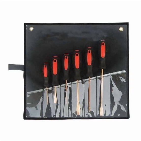 Westward Nonspark Screwdriver Set,Slotted/Phllps,6 pcs 23X839