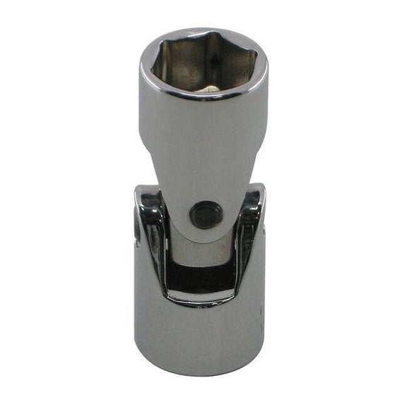 Westward Flex Socket,Steel,Chrome,20mm 10E908