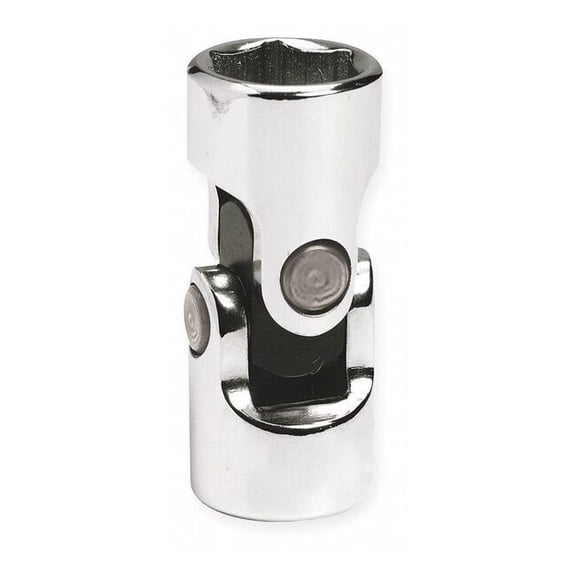 Westward Flex Socket,Steel,Chrome,7/8" 10E217