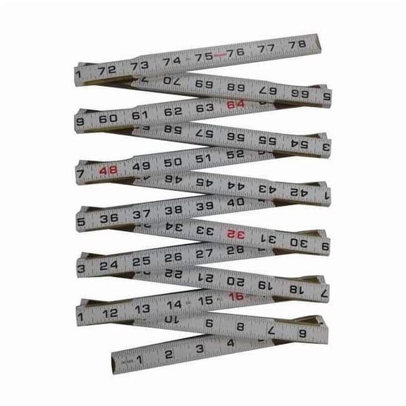 Folding Rule, 78-3.4 In., Standard 30PC15