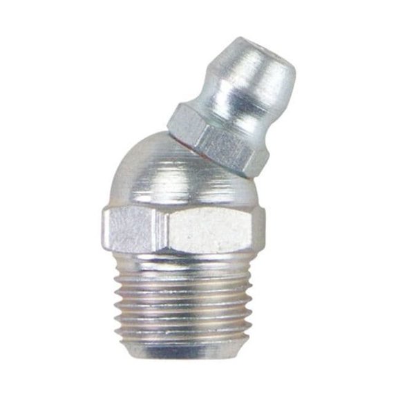Westward Grease Fitting,30 Deg.,Stl,29/32" L,PK10 52NZ58