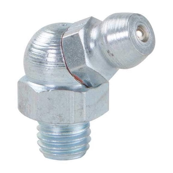 Westward Grease Fitting,65 Deg.,Stl,47/64" L,PK10 52NZ50