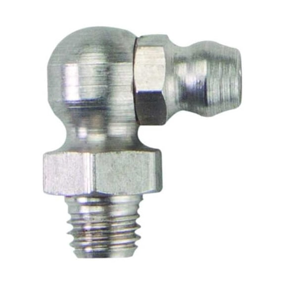 Westward Grease Fitting,90 Deg.,SS,49/64" L,PK10 52PA04