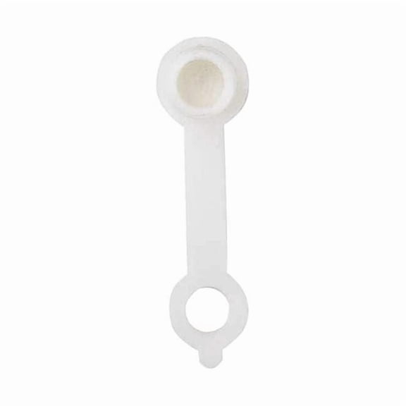 Fitting Cap,PP,1-21/32" L,White,PK10 52NZ40