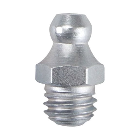 Westward Grease Fitting, Straight, Stl, 43/64"L, PK10 52NZ46