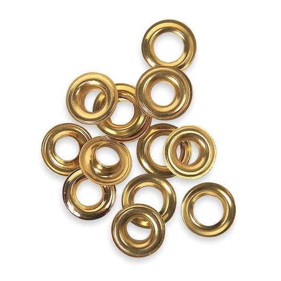 Westward Grommet Kit Refill, Round, Brass, PK24 3AB84