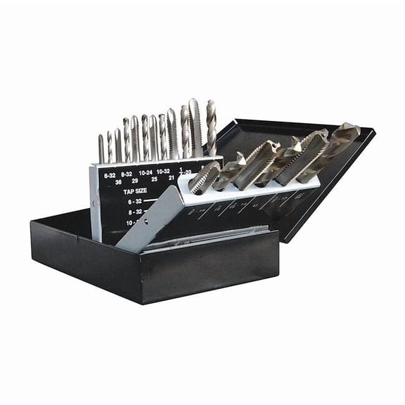 Manufacturer Varies Gun Tap Drill Bit Set, 18-Piece 5PXJ1