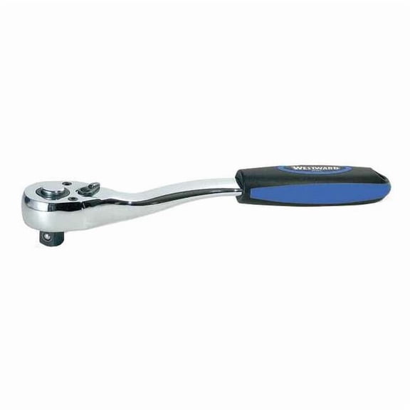 Westward Hand Ratchet, 10 in, Chrome, 1/2 in 5TZE5