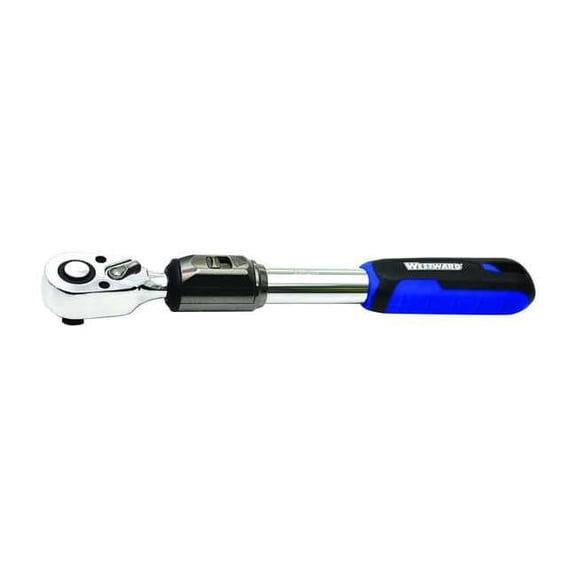 Westward Hand Ratchet, 13 in, Chrome, 3/8 in 55KE96