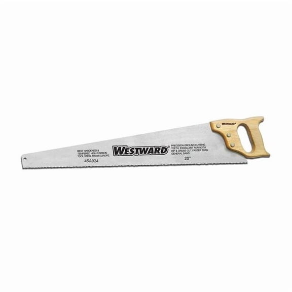 Hand Saw,20 in Blade,9 TPI,Hardwood 46A924