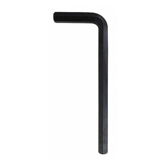 SAE Plain Hex Key Hex Key, 7/32" Tip Size, 2 63/64 in Long, 7/32 in Short