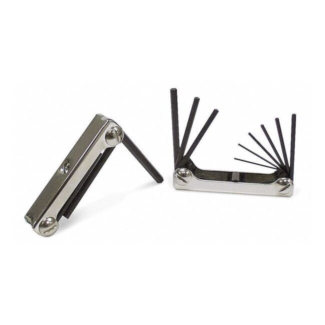 Folded Key Westward 16 Piece Metric/SAE Plain Folded Key Set, 4YR73 4YR73 ...