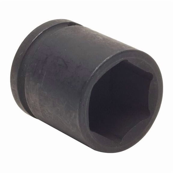 1/2 in Drive Impact Socket, Standard, Black Oxide,1 in 4LXP1