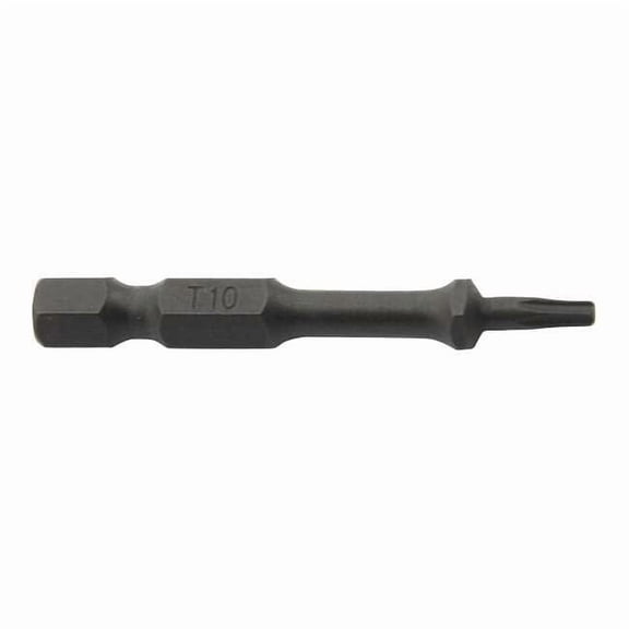 Westward Insert Bit,1/4",Torx,T10,2" 38RV87
